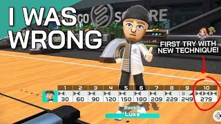 OK, THIS is How to Get Strikes in Switch Sports Bowling