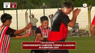 INDEPENDIENTE CAMPEON EN 7MA DIVISION luego de vencer por penales a Chañarense