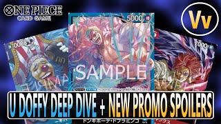 One Piece TCG: Blue Doflamingo, Deep Dive for OP08-OP09 - Also Covering Two New Promo Spoilers