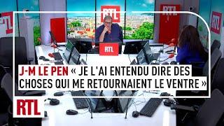 Mort de Jean-Marie Le Pen : "Je l'ai entendu dire des choses qui me retournaient le ventre"