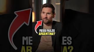 President told messi to apologise and immediately got fired! (don't mess with the boss)