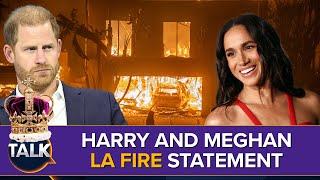 Prince Harry And Meghan Markle Urge People To Check In On Los Angeles Wildfire Victims