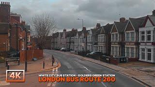 London Bus Ride Exploring West to Northwest London | Upper Deck Bus Ride on Route 260