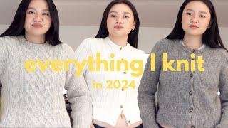 everything I knit in 2024 | all my own designs