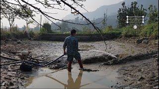 30 minutes to effectively clean pond sludge with a pond sludge cleaner, Clean mud HutBun EP35