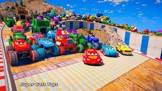 Disney Cars 3 McQueen Monster Truck Mack The King Fabulous Todd Cruz Ramirez Jackson Storm & Friends