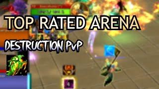 TOP RATED ARENA | DESTRUCTION WARLOCK SOLO SHUFFLE PVP | JAZGGZ