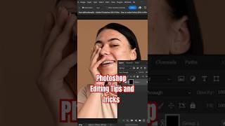 Photoshop editing tips and tricks #photoshop #tipsandtricks #graphicdesign  #youtubeautomation