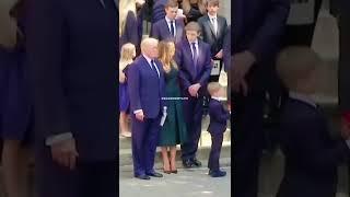 Barron Trump asks, "Mom, are you okay?" So cute  #barrontrump #melaniatrump #donaldtrump #trump