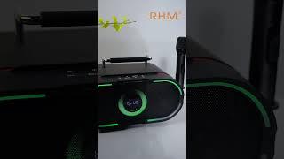 With it, your party will be even more amazing. #karaoke #microphone #asmr #rhm  #speaker #bluetooth