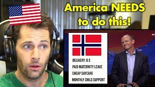 American Reacts to Sånn er Norge - My Gift to America | Part 2