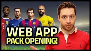 WEB APP PACK OPENING! - FIFA 15 Ultimate Team