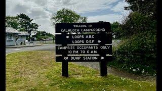 Kalaloch Campground Tour - Olympic National Park June 2024