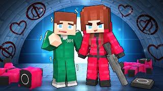 JJ`s Girl PINK SOLDIER and JJ Player - Squid Game - Maizen Minecraft Animation