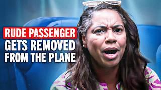 Disruptive Passenger Causes Chaos, Gets Removed From the Plane!