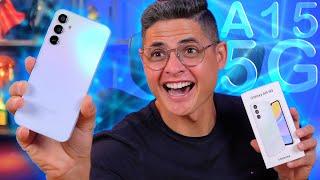 Samsung GALAXY A15 5G chegou aqui! Será um bom SMARTPHONE para VOCÊ COMPRAR? Unboxing e Impressões