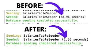 Seeding 50k DB Rows in Laravel: Create, Insert or Chunk?