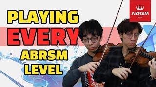 Professional Violinists Play Through ABRSM Grades