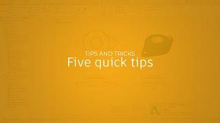 Autodesk Inventor 2022: Five Quick Tips