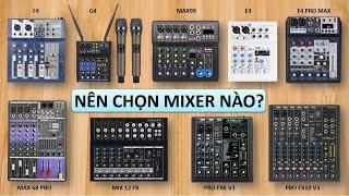 Hướng Dẫn Chi Tiết Chọn MIXER Nào Để Karaoke, Thu Âm, Livestream Cho Người Mới - Xem Xong Hiểu Ngay