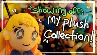 showing off my plush toy collection!