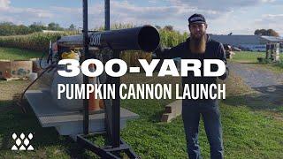 Pumpkin Chunkin | Launching A Pumpkin 300 Yards Out Of A Cannon