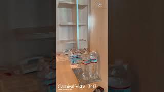 Carnival Vista Stateroom 2412 Family Harbor Balcony Cabin #familyharbor #roomtour #cruise #balcony