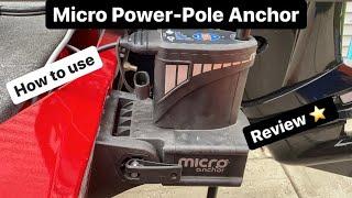 Micro Power Pole Anchor for Fishing Boats