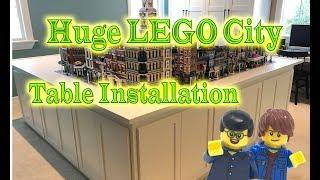 Huge LEGO City Table Installation!