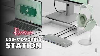 Plugable USB C Laptop Docking Station Review: Dual 4K Monitors with 100W Charging for MacBook!