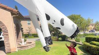 Giant 20ft Ghost Air Dancer inflatable tube man!