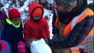 Kindergarten Medicine Walk - Inuvik, Northwest Territories