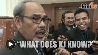 Tajuddin: Why do you keep interviewing KJ, he's young, what does he know?