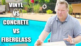 Vinyl Vs Concrete Vs Fiberglass Pools | Albert Group Pools & Patios