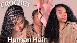 EASY CROCHET HUMAN HAIR BURMESE CURLY TEXTURE FROM ULA HAIR