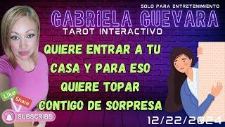 Tarot - Quiere entrar a tu casa y para eso quiere topar contigo de sorpresa