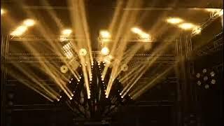 Stage Bar Golden Beam Led Matrix Light for Event Nightclub Show