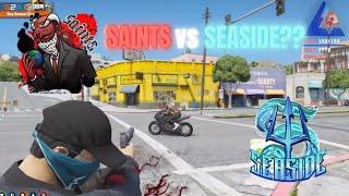 Saints Member Tries Gunning down Seaside…. (Nopixel) | GTA RL