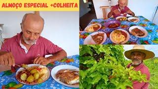 Almoço Especial no Sítio com Ingredientes Colhido da Nossa Plantação +Dia Abençoado Vejam Só