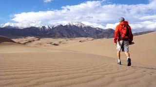 Sunset photography in Colorado's Great Sand Dunes National Park