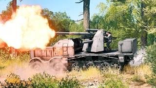 8,8 cm Flak 37 Sfl. Gameplay (BR IV Germany) Enlisted New Update Rzhev