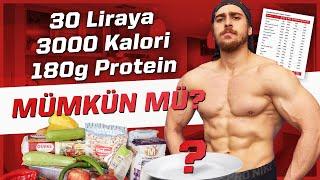 Günlük 3000 Kalori Beslenme Ne Kadar Tuttu? (180 Gr. Protein!)