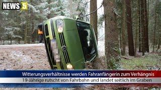 02.01.2017 (AS) Witterungsverhältnisse werden Fahranfängerin zum Verhängnis