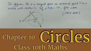 Extra Questions Of Circles Class 10 Maths