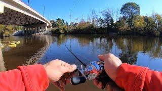 Michigan Bank Fishing Bass And Pike