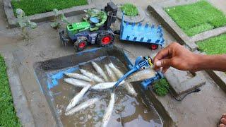 Catch fish using mini water pump || fishing exciting @sanocreator