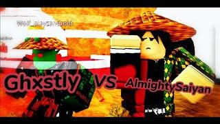 Ghxstly Vs TheAlmightySaiyan | DBZFS | PvP Collab