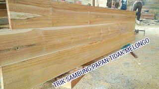 Rapat tidak melongo....Trik membuat sambungan papan isian panel pintu kayu