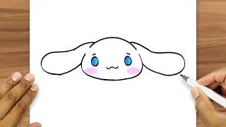 Cinnamoroll Face Drawing Easy | How To Draw Cinnamoroll Head