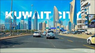 Kuwait City 2024 Driving Downtown 4K - Kuwait